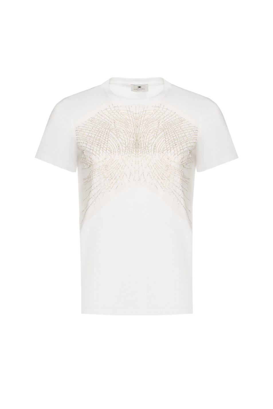 Женский Elisabetta Franchi Футболка из хлопка (цвет ), артикул MA01861E2 | Фото 1