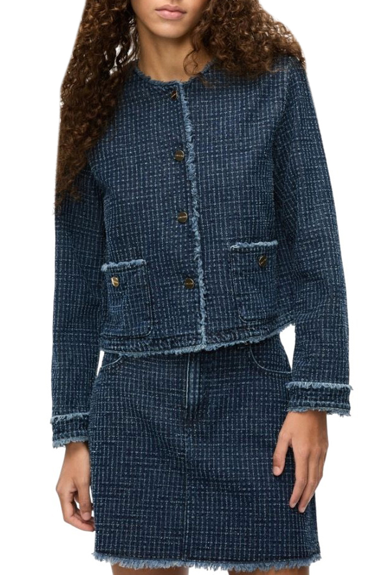 Женский iBLUES Жакет CARIOCA из натурального хлопка (цвет ), артикул 2617041041 | Фото 3