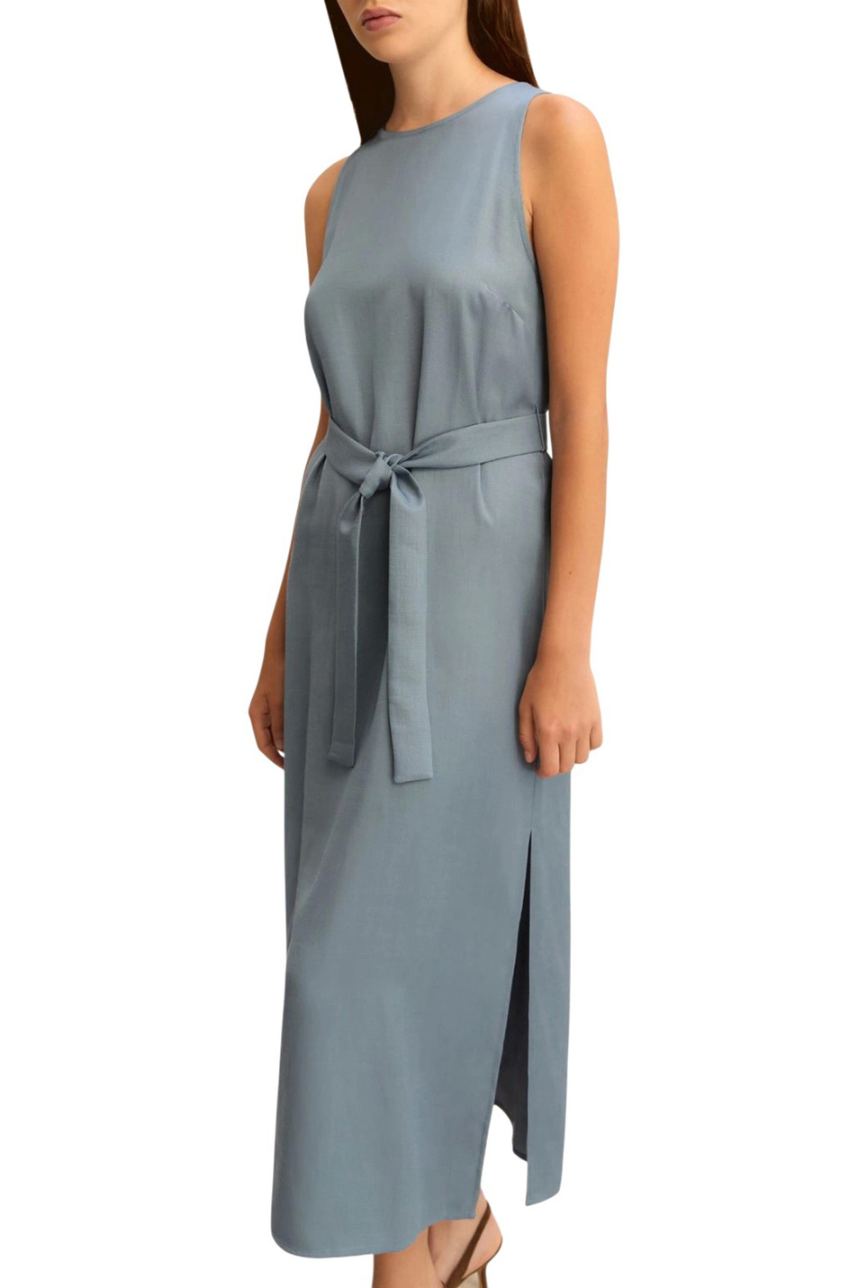 Женский Emme Marella Платье EMMACERBI из вискозы и льна (цвет ), артикул 2615221091 | Фото 3