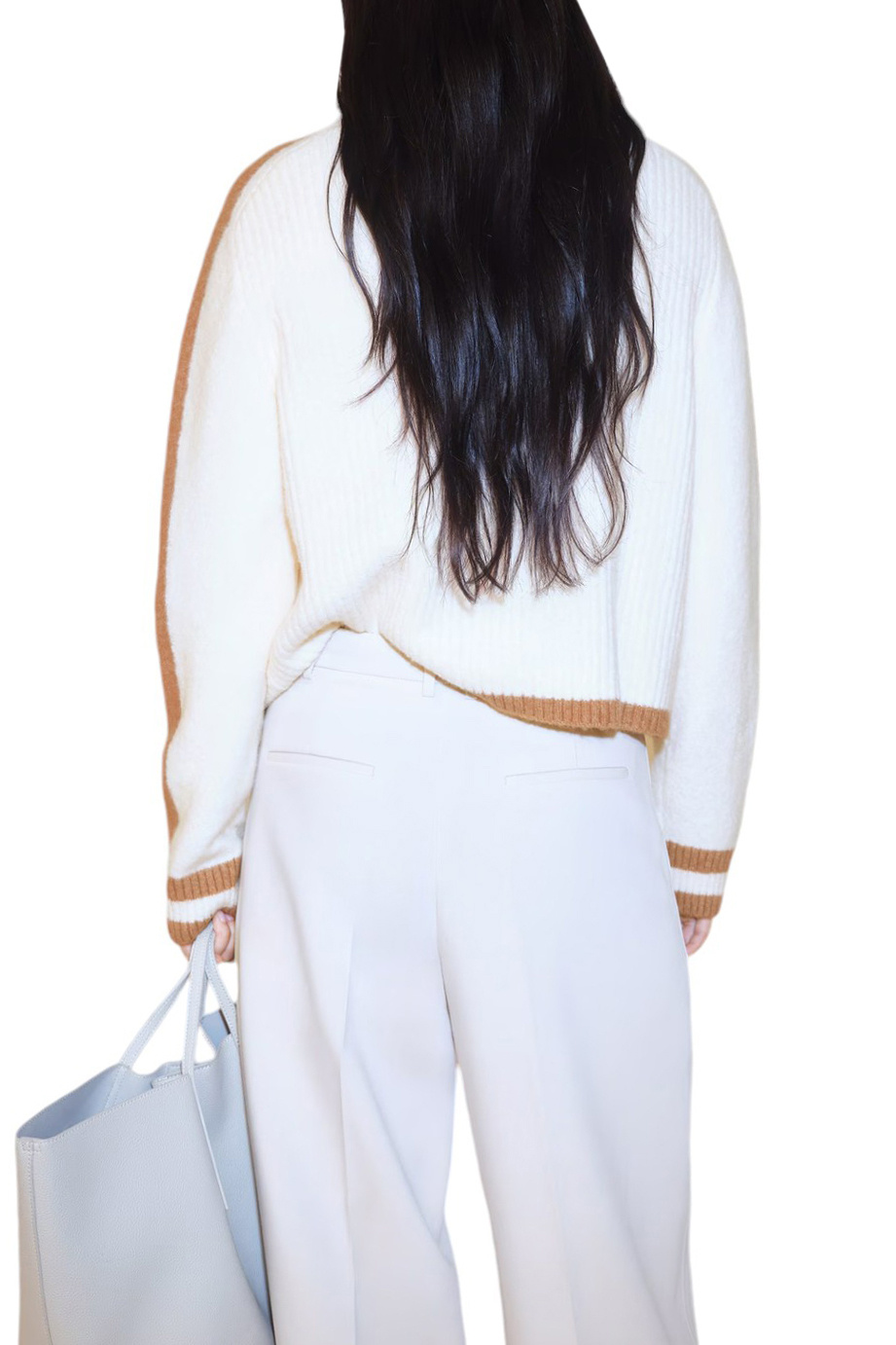 Свитер TALDEPOR с воротником на молнии|Основной цвет:Коричневый Женский Mango Свитер TALDEPOR с воротником на молнии (цвет ), артикул 77038274 | Фото 4