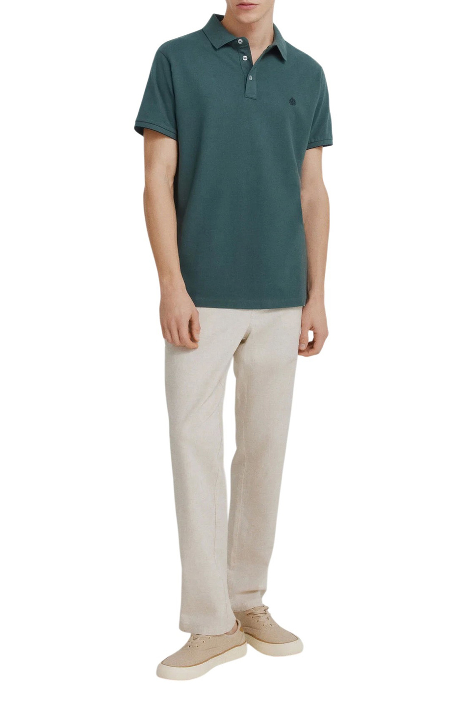 Мужской Springfield Поло из хлопка (цвет ), артикул 4403091 | Фото 2