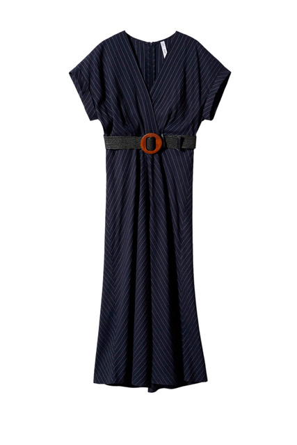 Платье LEYA в полоску|Основной цвет:Синий|Артикул:47095655 | Фото 1