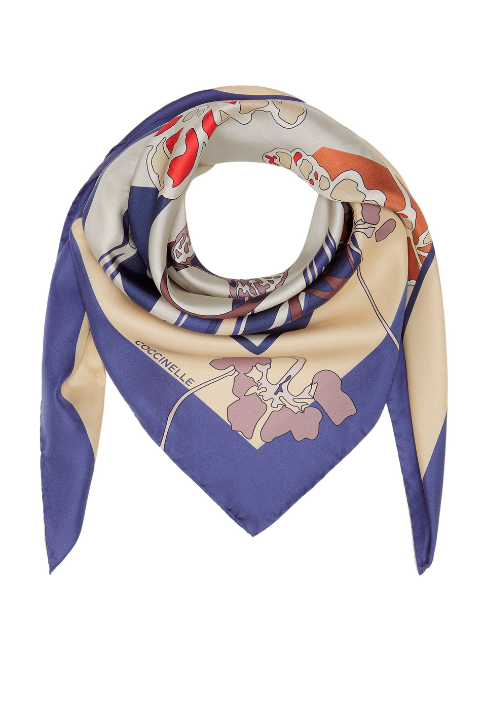 Coccinelle Шелковый платок с принтом (цвет ), артикул E7MYS380901 | Фото 2