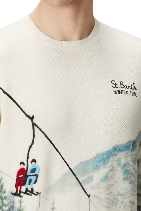 Мужской MC2 Saint Barth Джемпер HERON из смесовой шерсти (цвет ), артикул HER0022-00390I | Фото 7