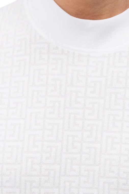Мужской Balmain Футболка с монограммой (цвет ), артикул GH1EG200JL67 | Фото 6