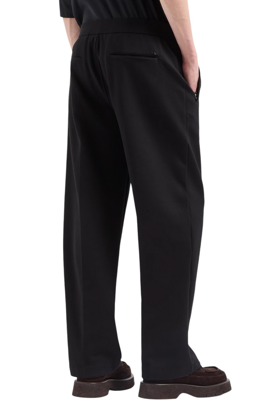 Мужской Emporio Armani Брюки из смесового хлопка (цвет ), артикул EM000969-AF13488 | Фото 4