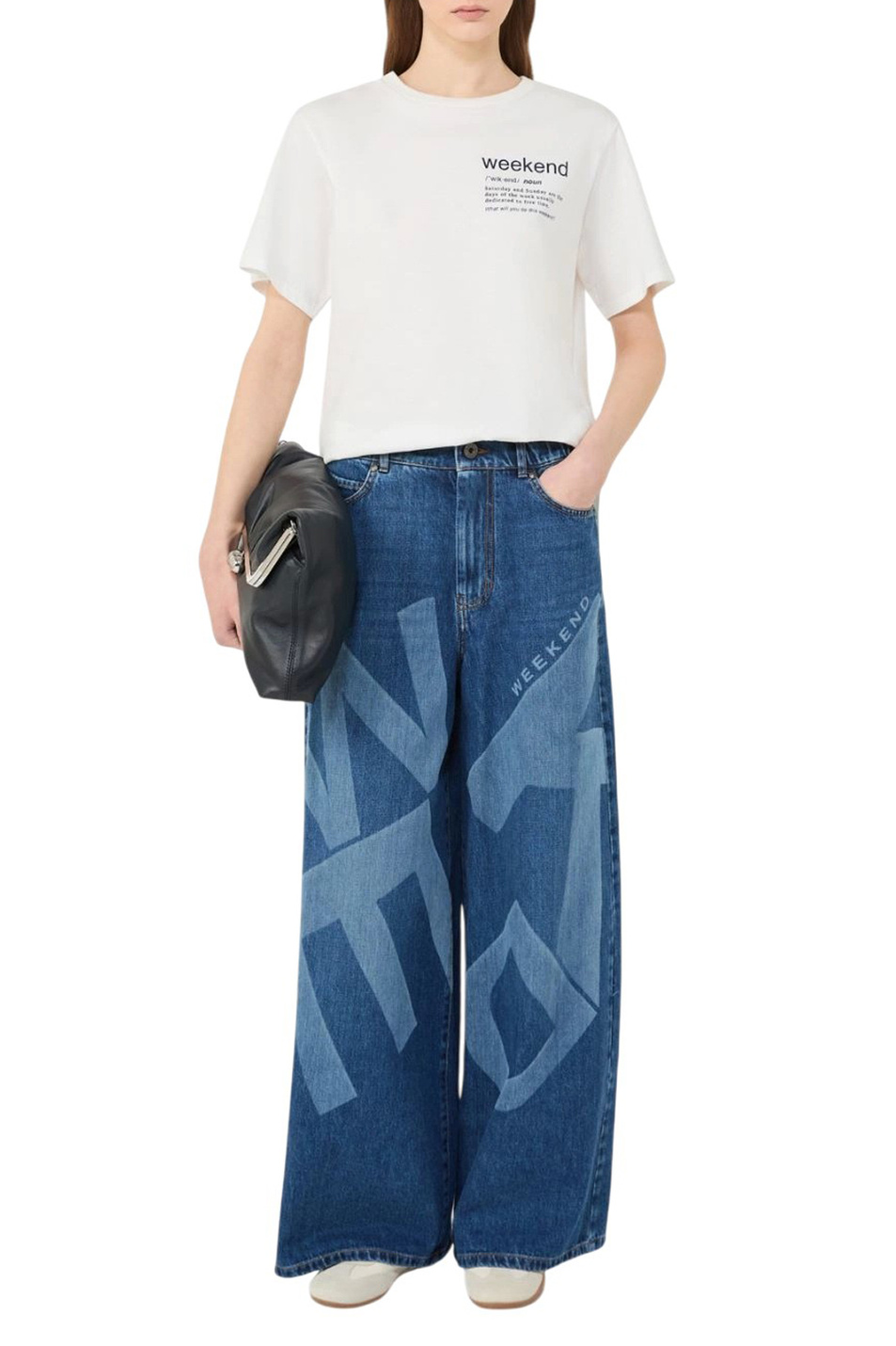 Женский Weekend Max Mara Футболка из хлопка с принтом (цвет ), артикул 2615971051 | Фото 3