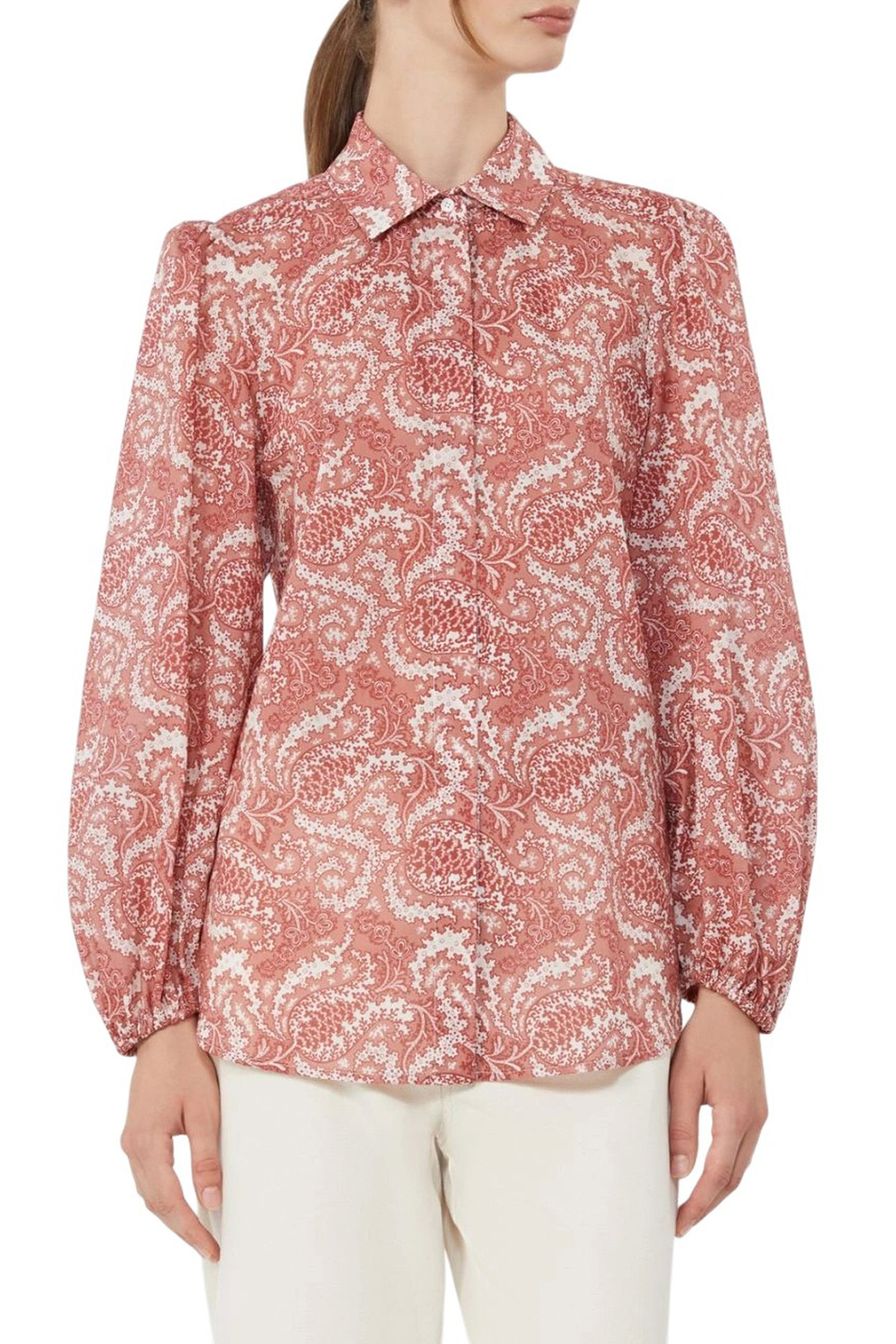 Женский Weekend Max Mara Рубашка PERIODI из хлопка (цвет ), артикул 2615111192 | Фото 3