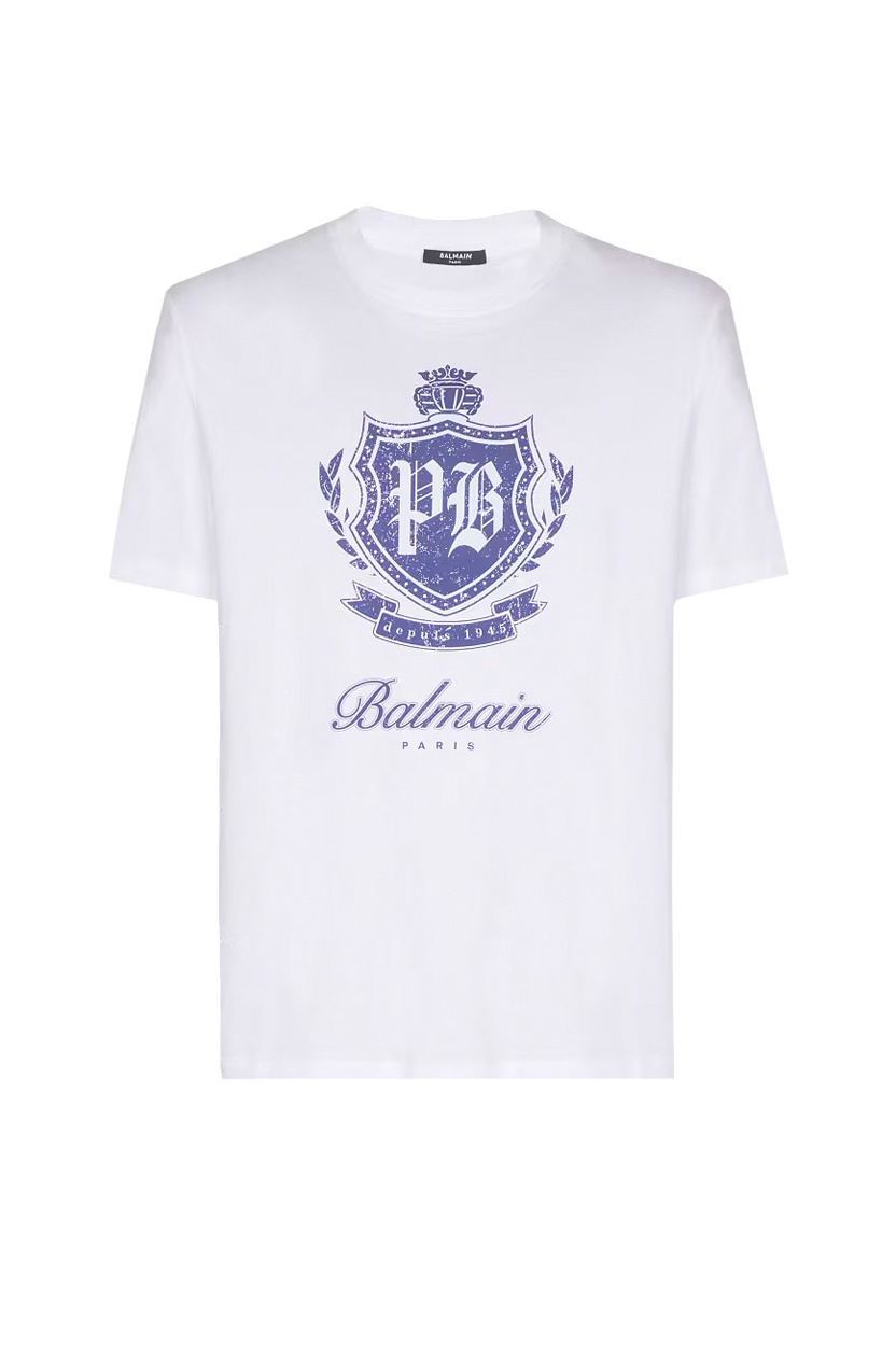 Мужской Balmain Футболка из хлопка (цвет ), артикул FH0EG000GF33 | Фото 1