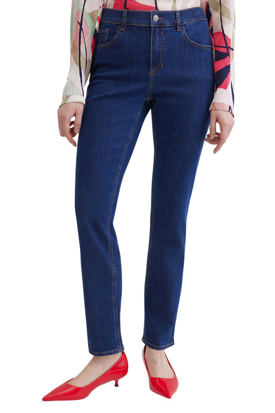 Женский Gerry Weber Джинсы из эластичного хлопка (цвет ), артикул 922017-68001-ALIS:SA | Фото 4