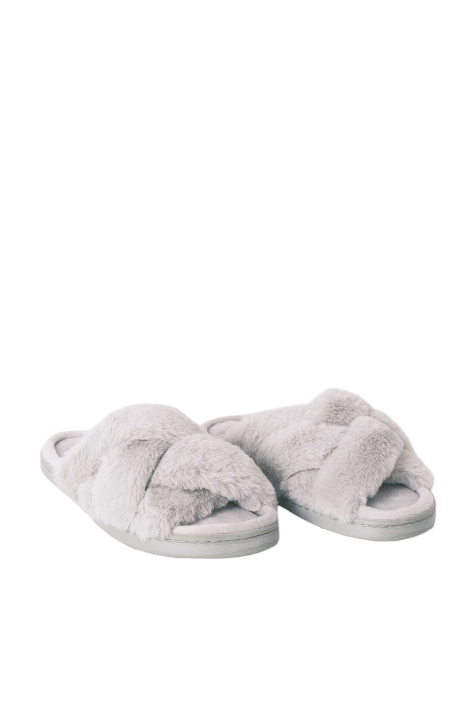 Тапочки из искусственного меха|Основной цвет:Мятный Женский Women'secret Тапочки из искусственного меха (цвет ), артикул 4992530 | Фото 2