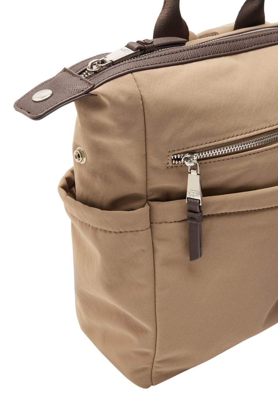 Рюкзак нейлоновый для ноутбука|Основной цвет:Бежевый Женский Parfois Рюкзак нейлоновый для ноутбука (цвет ), артикул 241473 | Фото 5