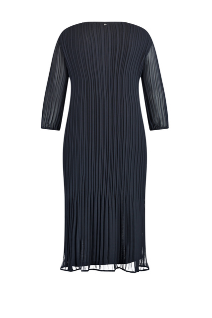 Платье с плиссировкой|Основной цвет:Синий|Артикул:780402-21119 | Фото 2