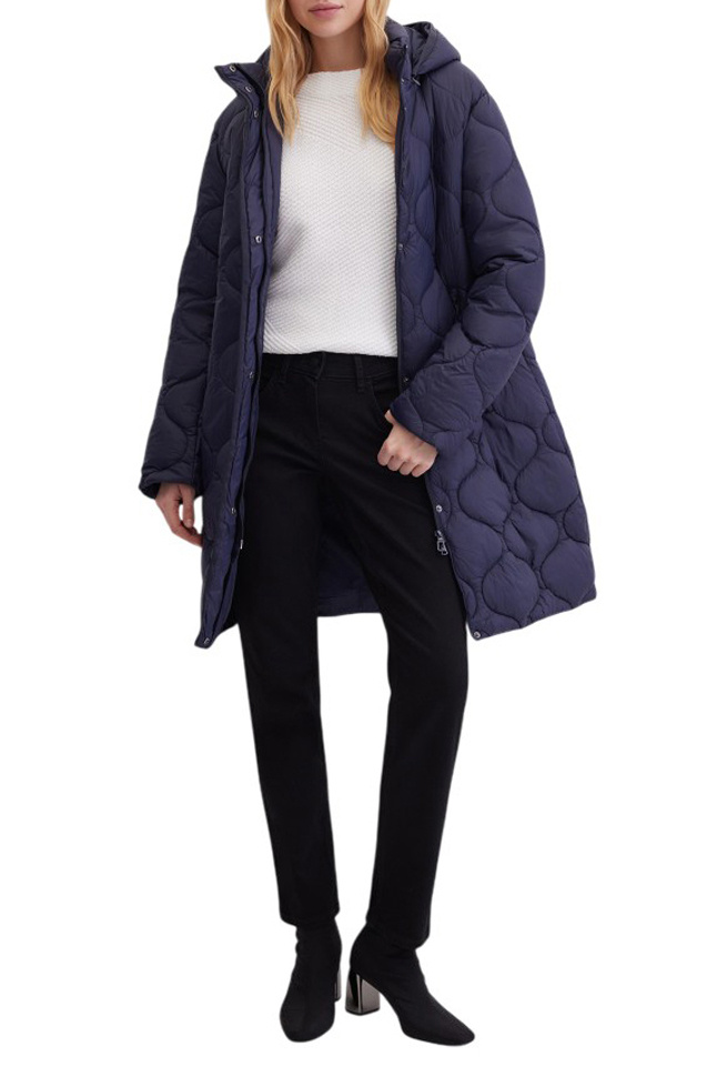 Женский Gerry Weber Пальто стеганое со съемным капюшоном (цвет ), артикул 250063-61040 | Фото 3