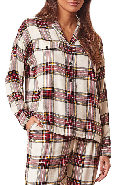 Рубашка TIAM с принтом|Основной цвет:Мультиколор|Артикул:6529891 | Фото 1