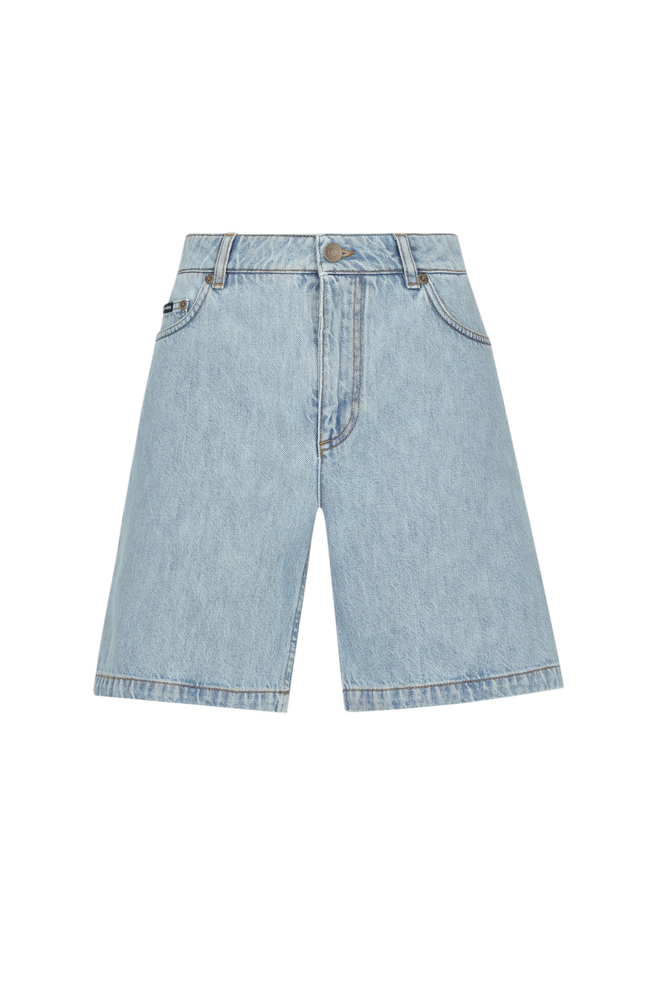 Шорты джинсовые|Основной цвет:Голубой Женский Dolce & Gabbana Шорты джинсовые (цвет ), артикул FTC61D-G8LU4 | Фото 1