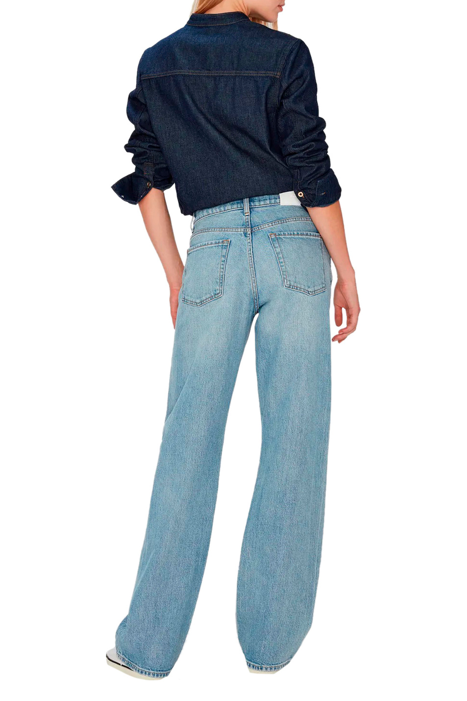 Женский 7 for all Mankind Джинсы TESS с высокой посадкой (цвет ), артикул JSSTC100AW | Фото 5