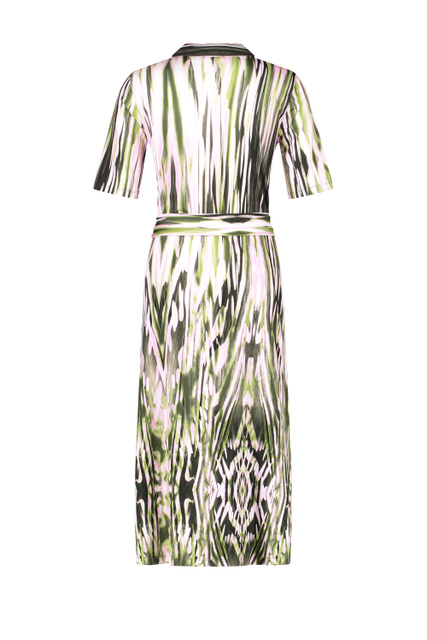 Платье с принтом|Основной цвет:Зеленый|Артикул:180044-35038 | Фото 2