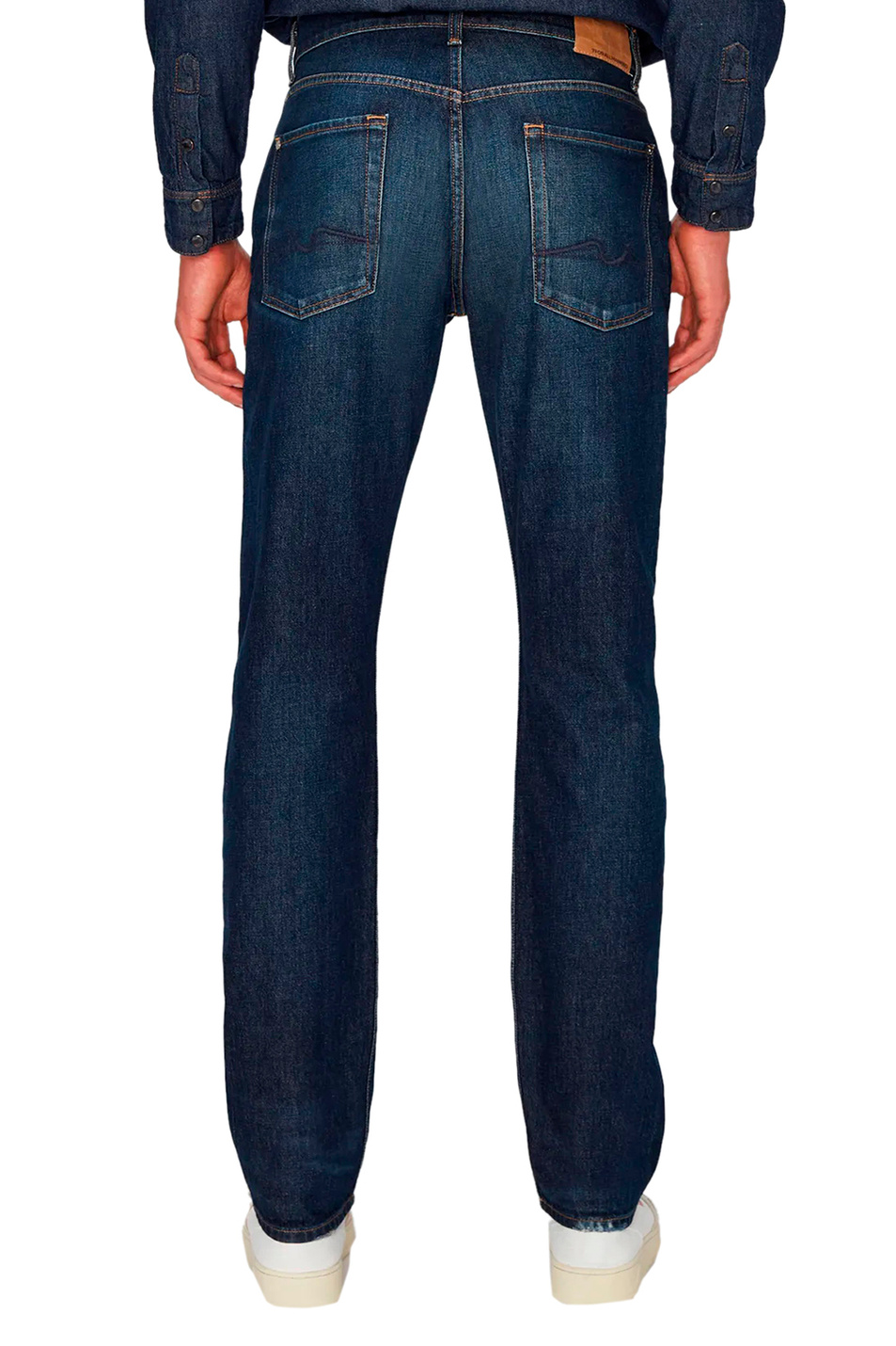 Мужской 7 for all Mankind Джинсы THE STRAIGHT из эластичного хлопка (цвет ), артикул JSSCC100VI | Фото 3