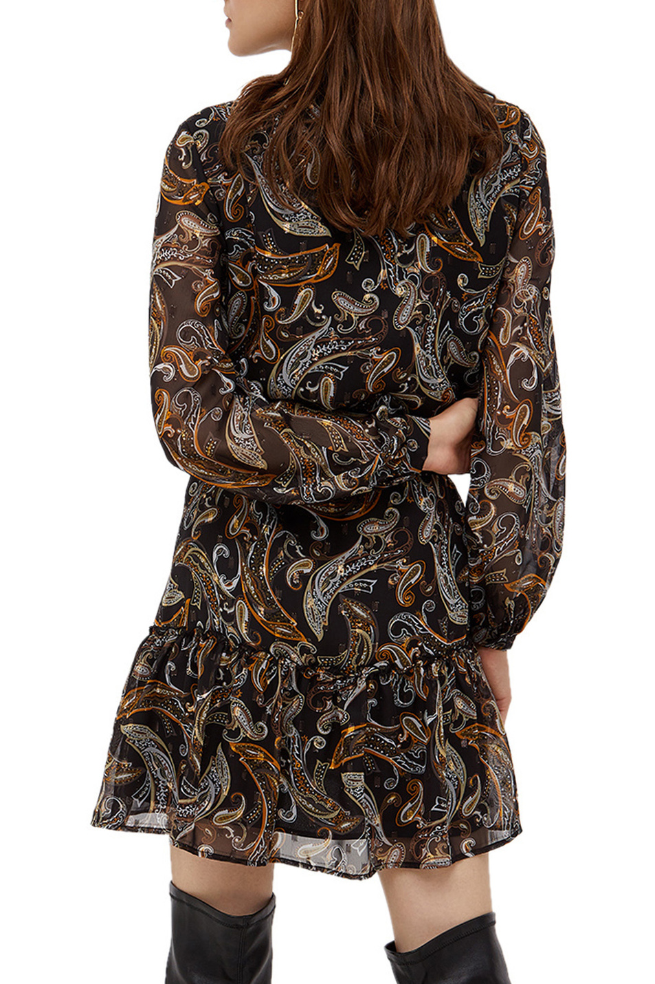 Liu Jo Короткое платье с принтом и поясом (цвет ), артикул WF1277T4653 | Фото 4