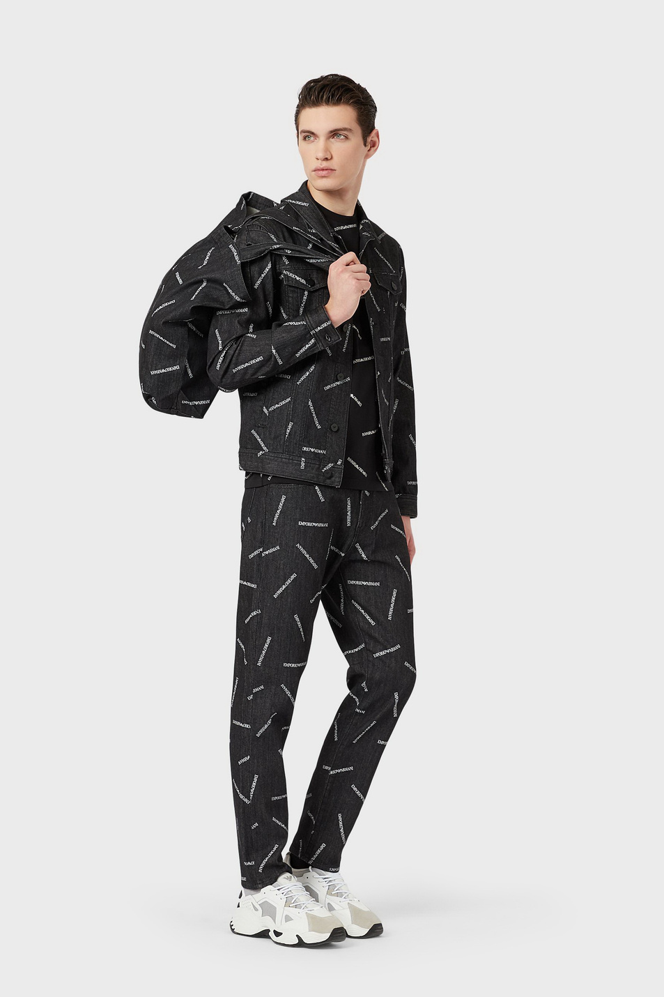 Мужской Emporio Armani Футболка из натурального хлопка (цвет ), артикул 3H1TD7-1J30Z | Фото 3
