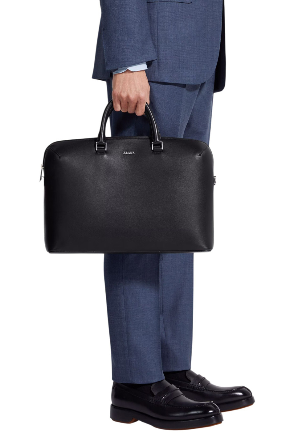 Мужской Zegna Сумка из натуральной кожи (цвет ), артикул LHGRN-C2157Z-NER | Фото 5