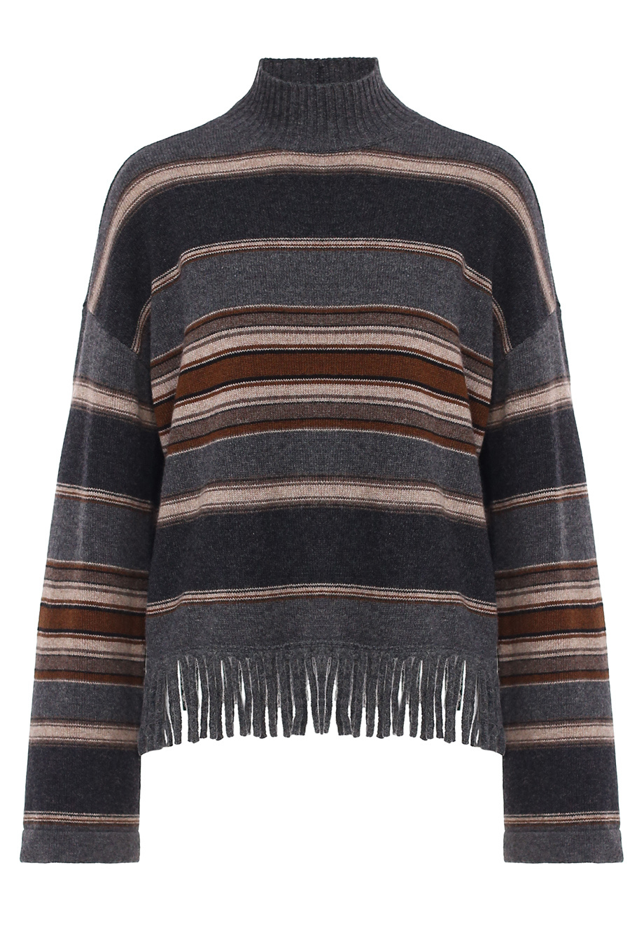 Женский Weekend Max Mara Свитер AMICO из натуральной шерсти с бахромой (цвет ), артикул 53662093 | Фото 1