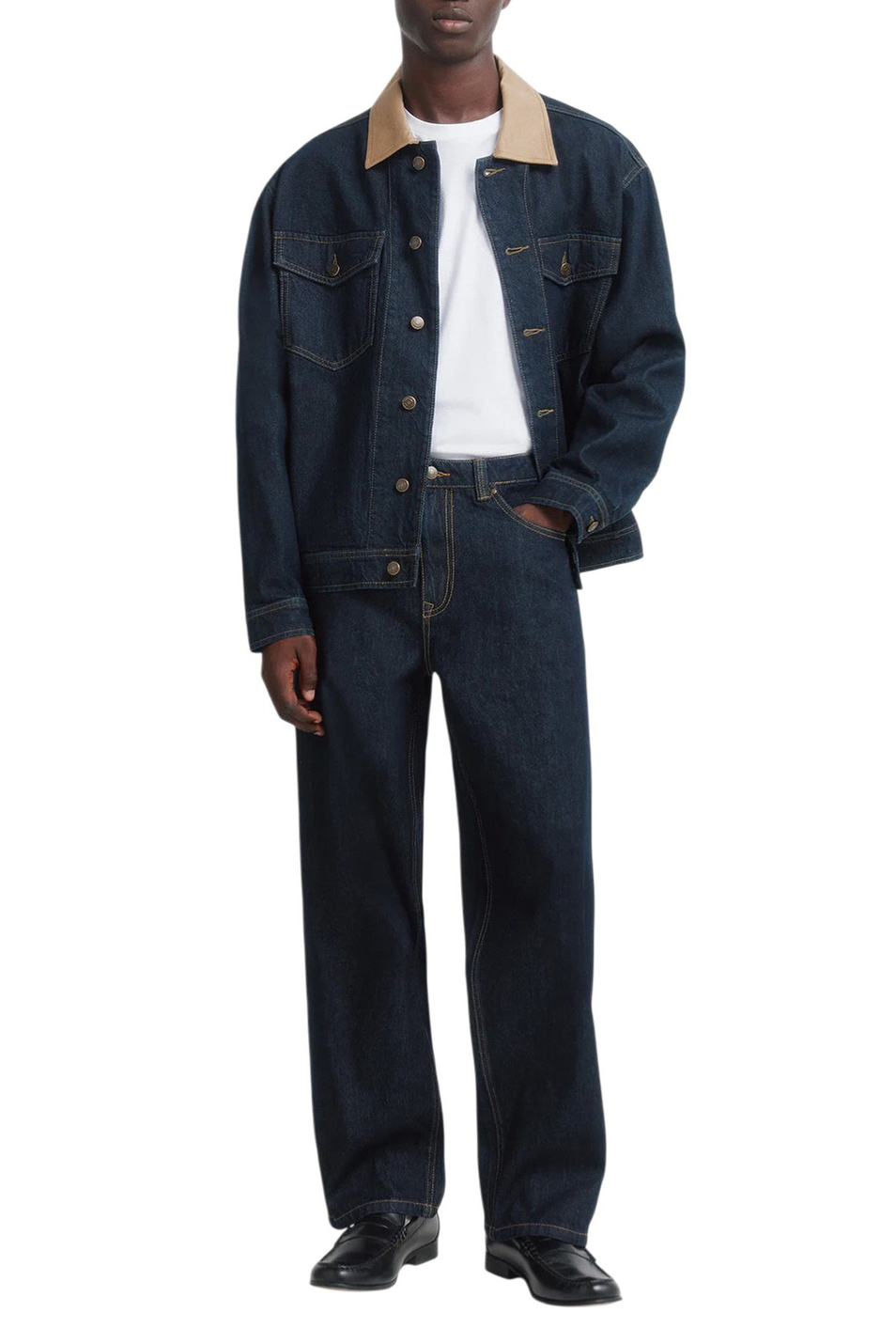 Мужской Springfield Куртка джинсовая из хлопка (цвет ), артикул 2833233 | Фото 2