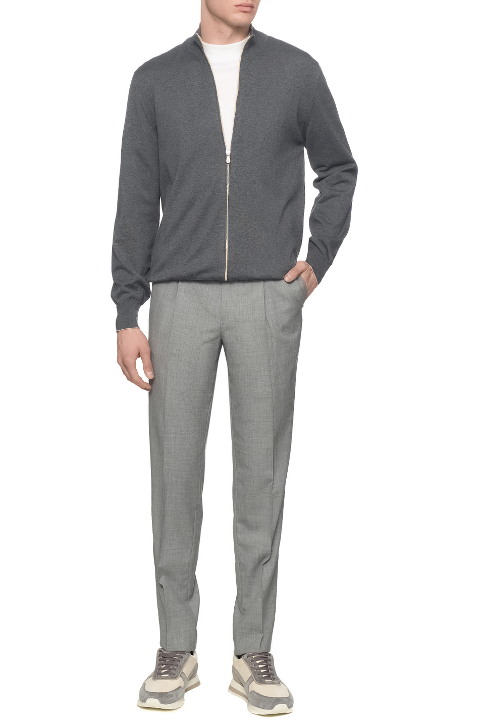 Мужской Brunello Cucinelli Кардиган из хлопка (цвет ), артикул M2900106 | Фото 3