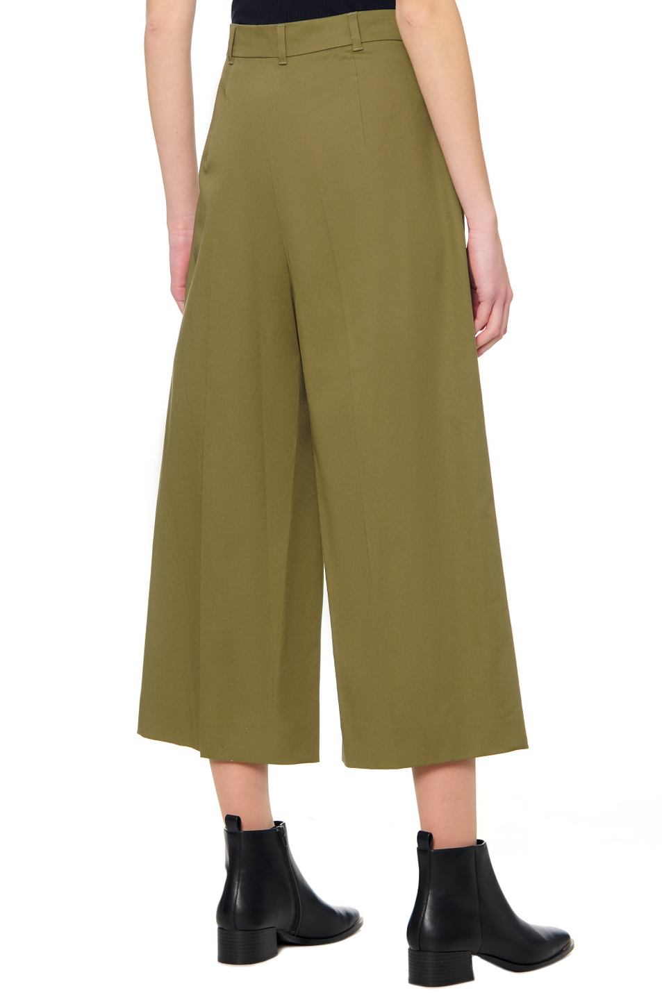 Женский Max Mara Брюки LERICI из эластичного хлопка (цвет ), артикул 61310721 | Фото 6