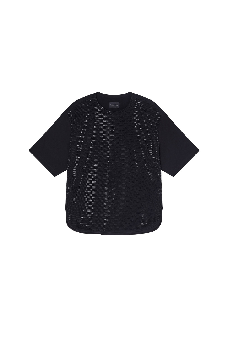 Женский Emporio Armani Футболка с отделкой стразами (цвет ), артикул EW003187-AF20632 | Фото 1