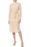 BOSS Платье-рубашка из шелка с поясом ( цвет), артикул 50469945 | Фото 3