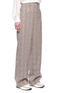 Weekend Max Mara Широкие брюки SOLANGE в клетку из натуральной шерсти ( цвет), артикул 51310817 | Фото 3