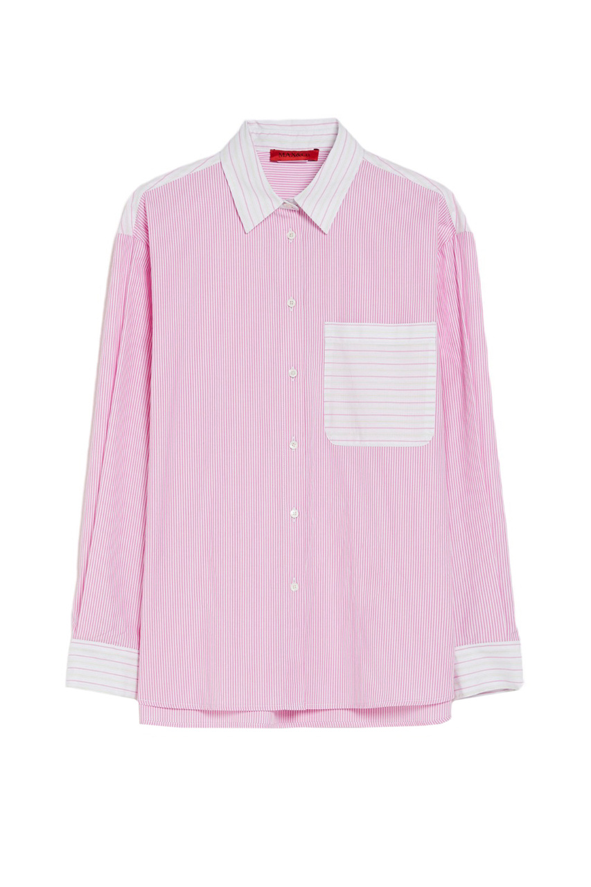 Рубашка MINIRAY из натурального хлопка|Основной цвет:Розовый|Артикул:71140423 | Фото 1