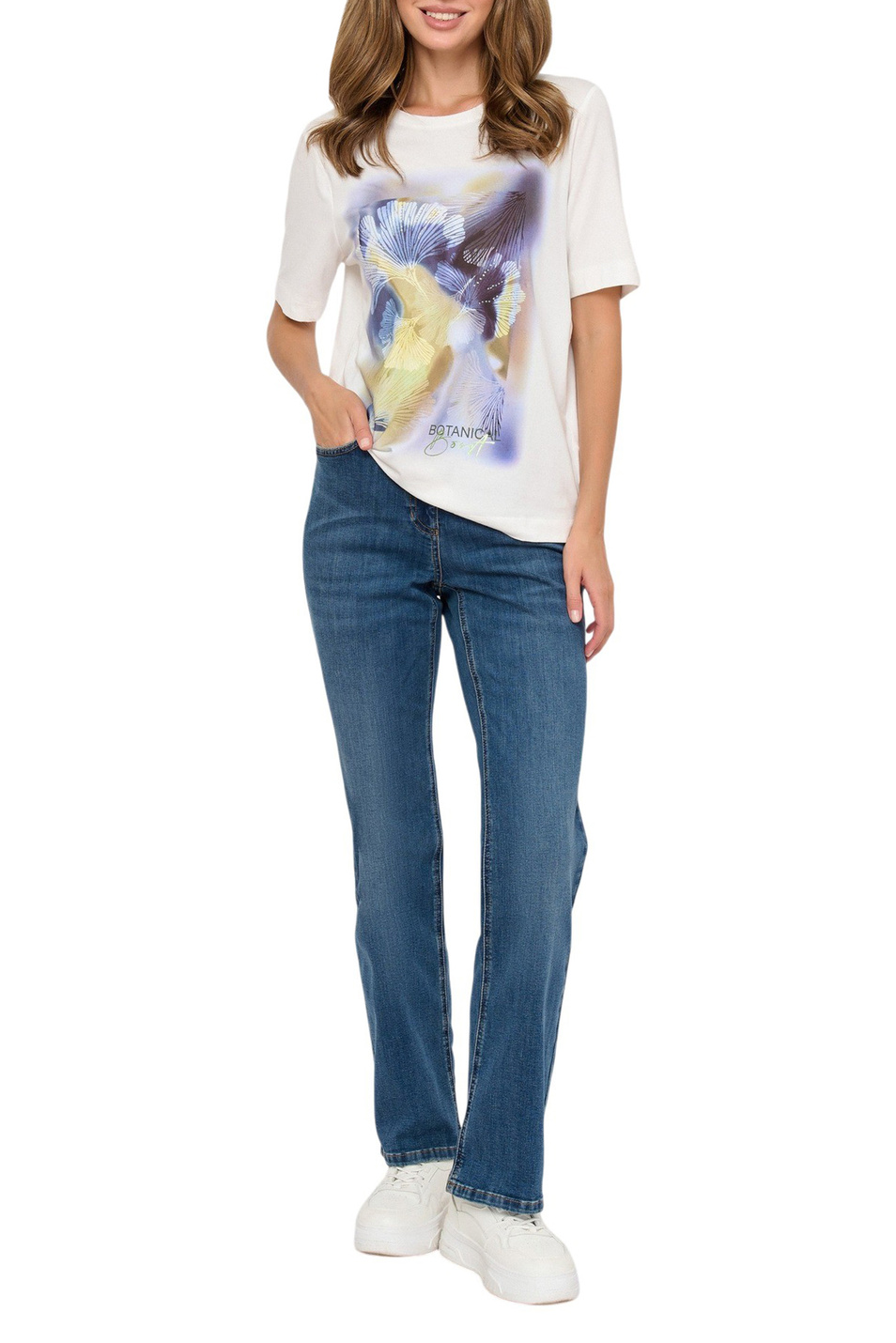 Женский Gerry Weber Футболка с принтом (цвет ), артикул 170015-56003 | Фото 3