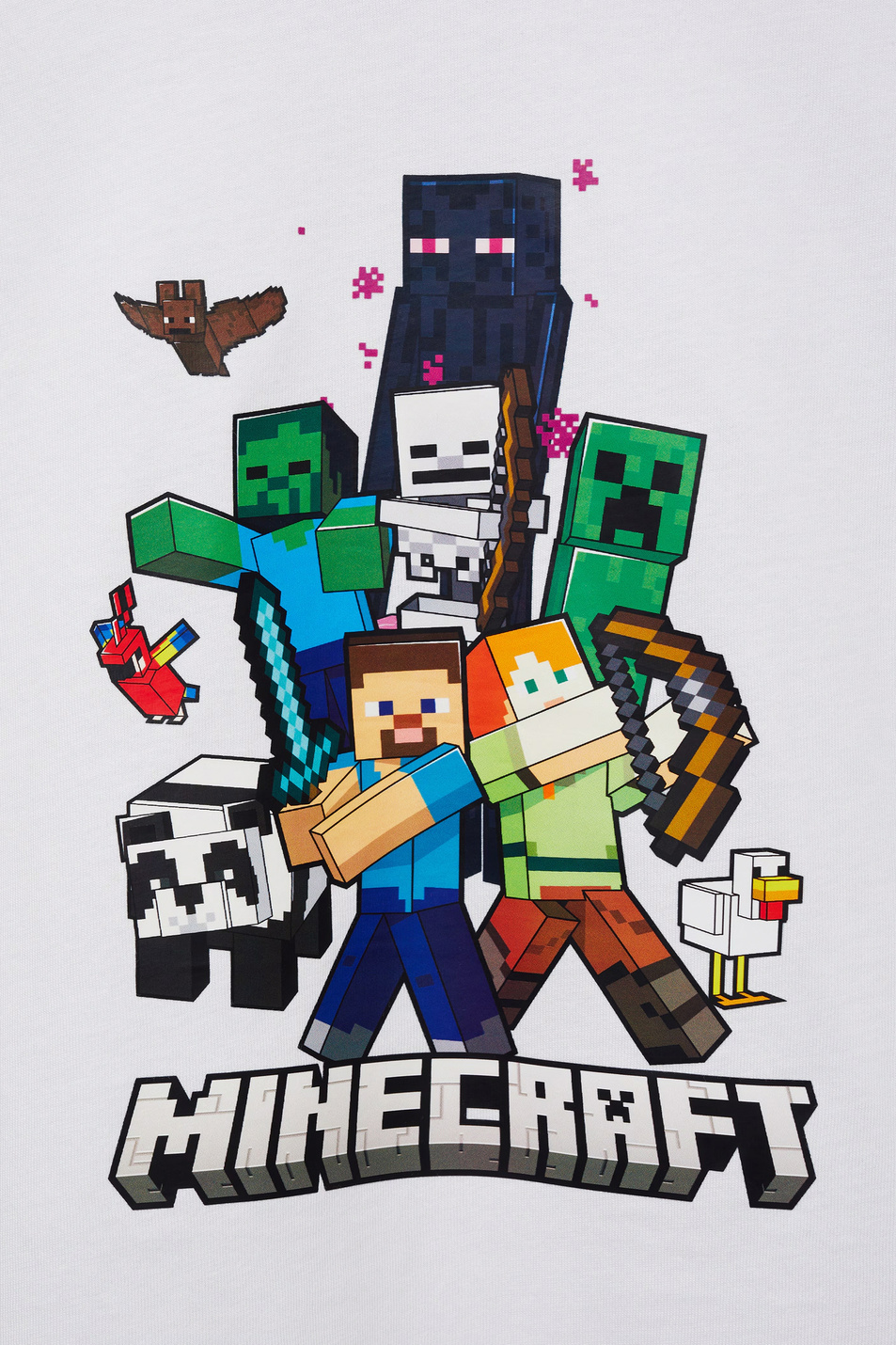 Мальчикам Mango Kids Футболка MINECREW из хлопка (цвет ), артикул 87005947 | Фото 3