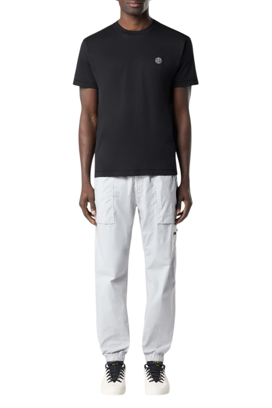 Мужской Stone Island Футболка из хлопка с логотипом (цвет ), артикул L1S152100027-S0013 | Фото 3