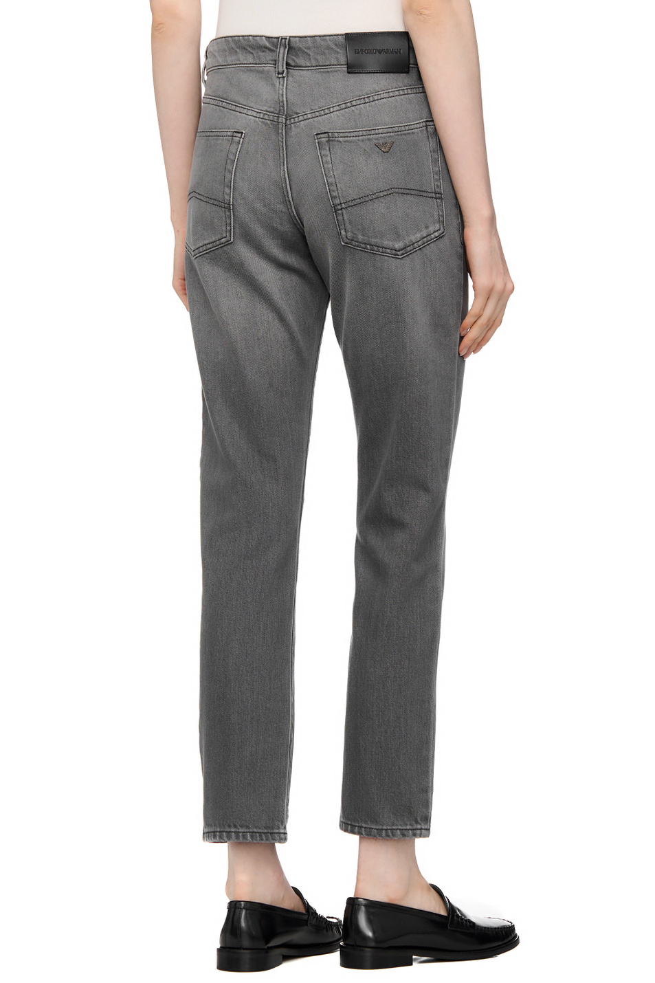 Женский Emporio Armani Джинсы из хлопка (цвет ), артикул 6D2J36-2DUQZ | Фото 3