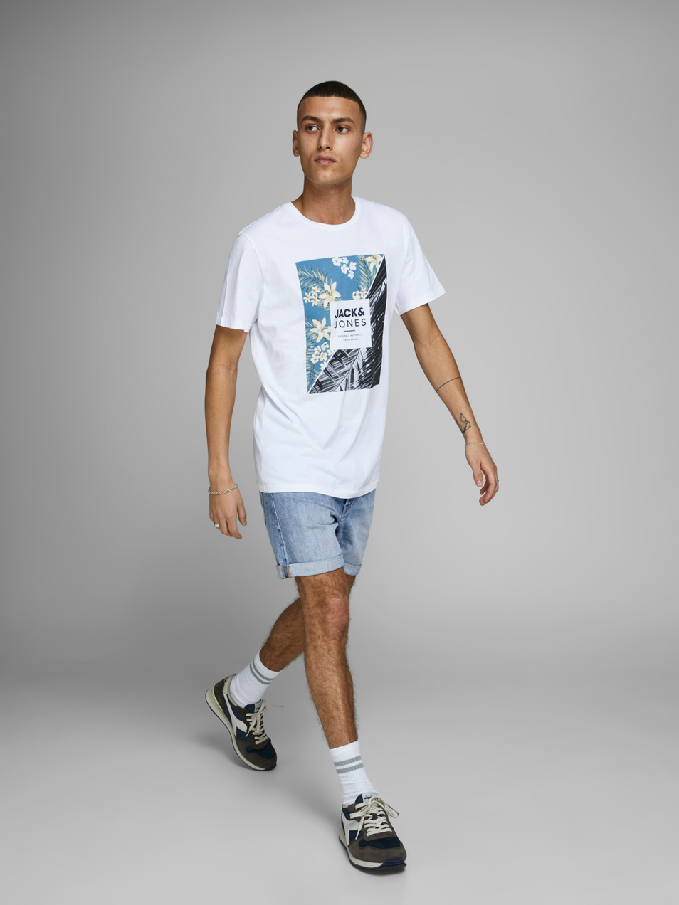 Мужской Jack & Jones Джинсовые шорты CHRIS ORIGINAL (цвет ), артикул 12168445 | Фото 6
