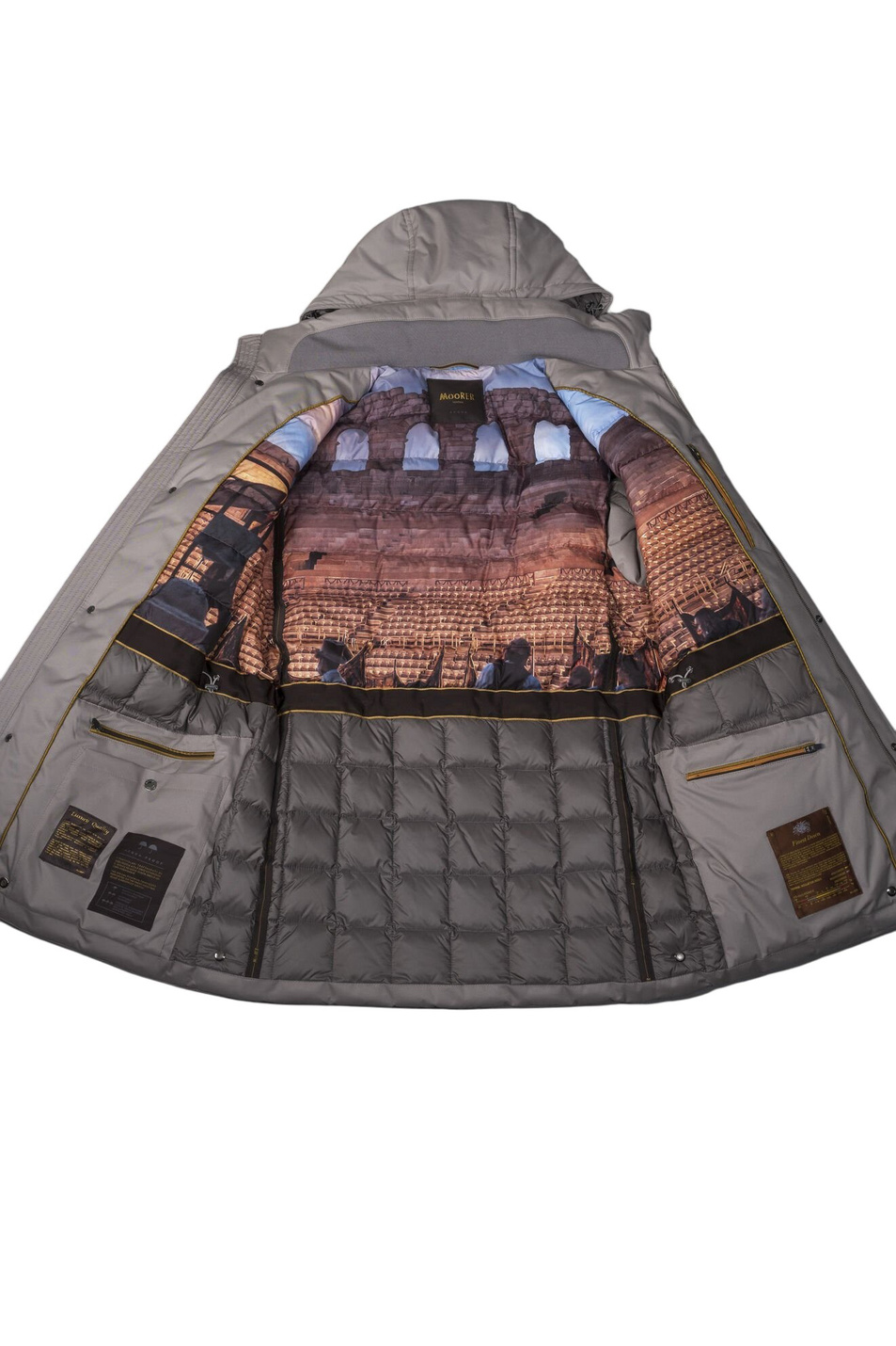 Мужской MooRER Куртка ORAN-CARMEN стеганая (цвет ), артикул MOUCA100219-TEPAQ76-ORAN | Фото 2