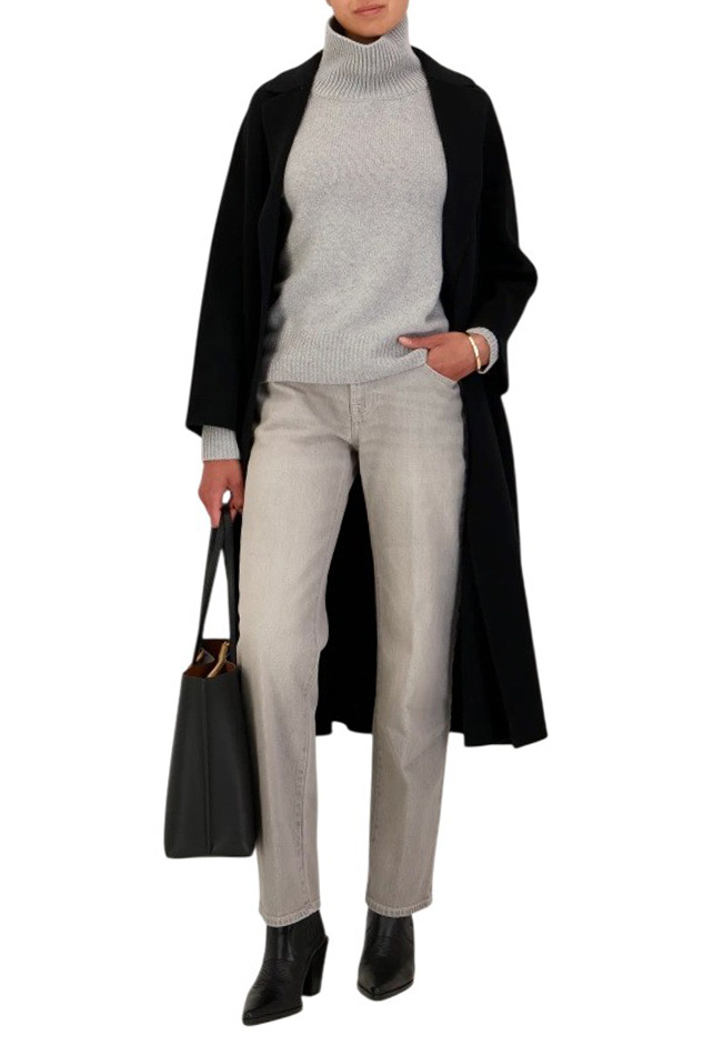 Джинсы из эластичного хлопка|Основной цвет:Серый Женский 7 for all Mankind Джинсы из эластичного хлопка (цвет ), артикул 7UC90C64 | Фото 3