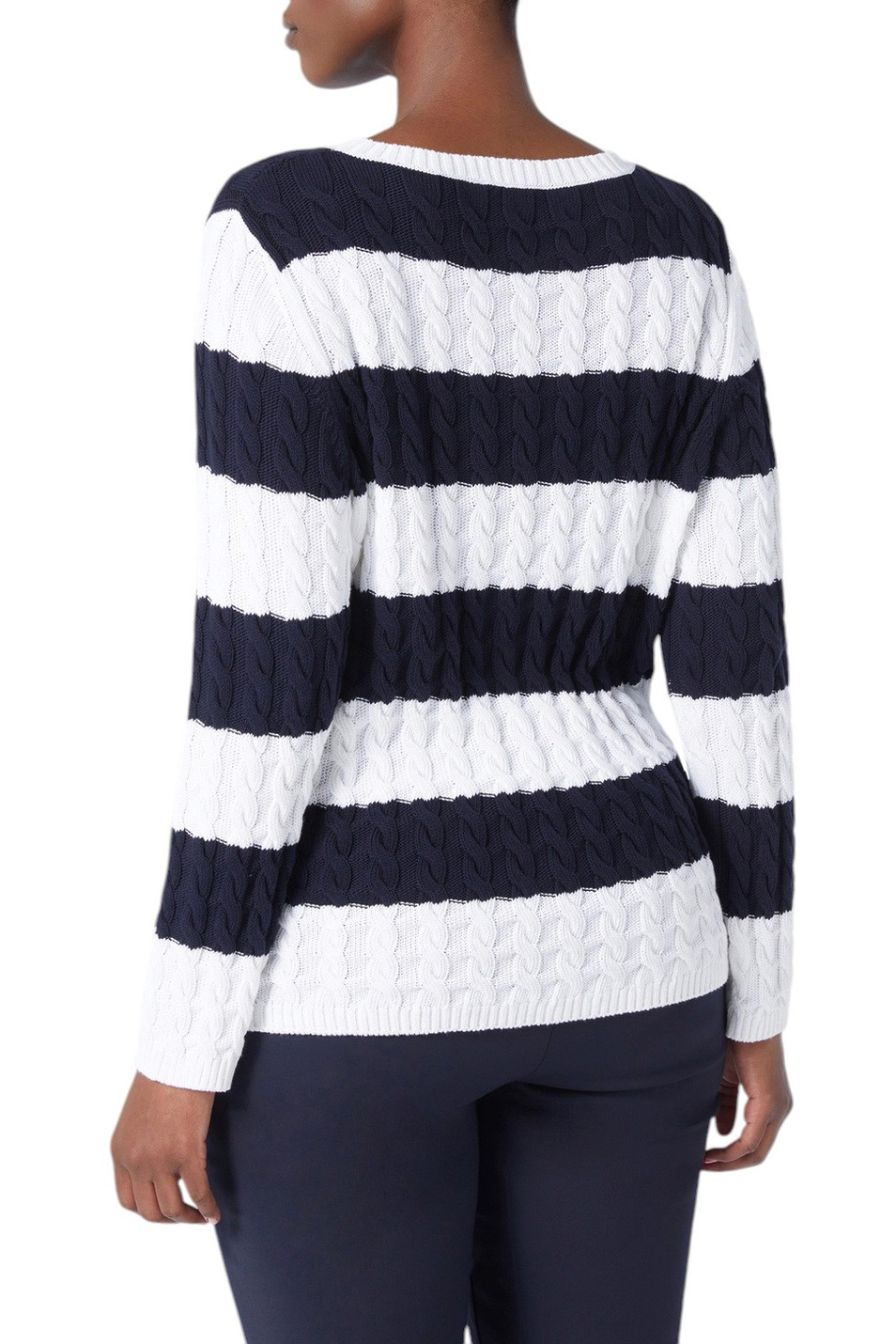 Женский Marina Rinaldi Джемпер DIGIONE из хлопка (цвет ), артикул 2518361091 | Фото 4