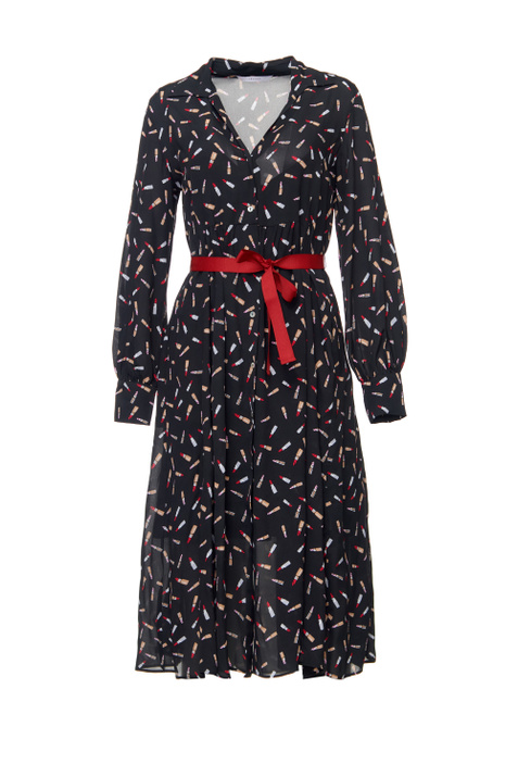 iBLUES Платье ALANO с контрастным поясом ( цвет), артикул 72261716 | Фото 1