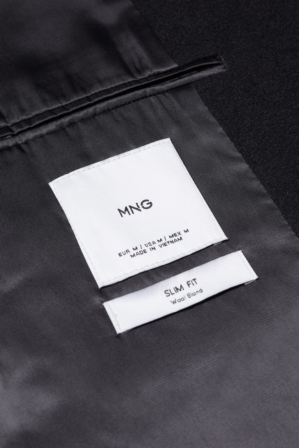 Мужской Mango Man Пальто однотонное FUNNEL (цвет ), артикул 57025950 | Фото 5