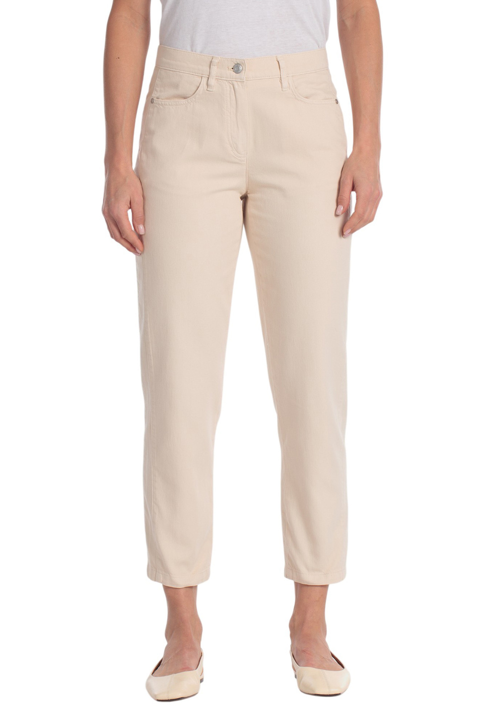 Женский Gerry Weber Джинсы укороченные однотонные (цвет ), артикул N67108 | Фото 1