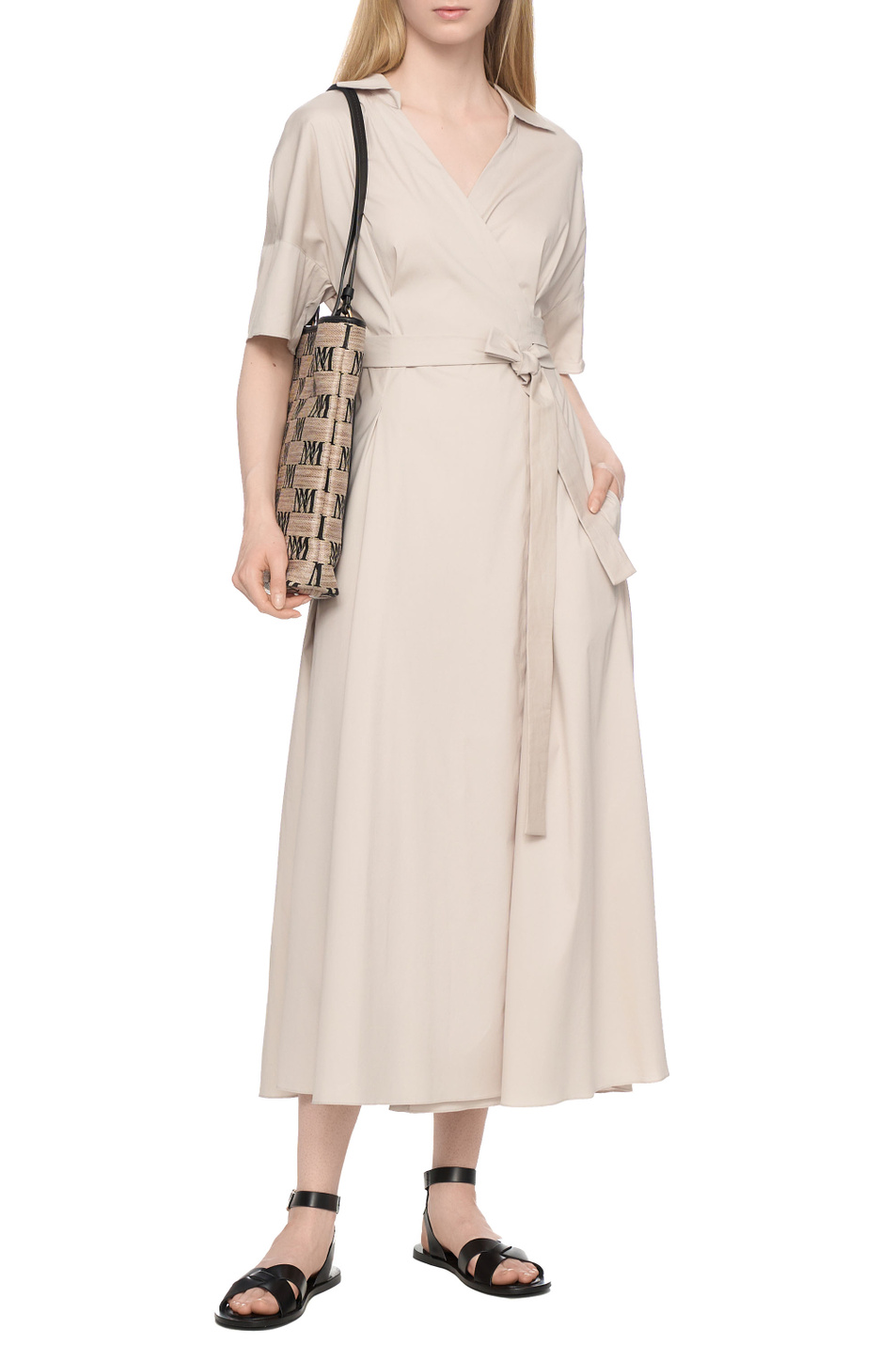 Женский Max Mara Платье SARAH из смесового хлопка (цвет ), артикул 2519221013 | Фото 3