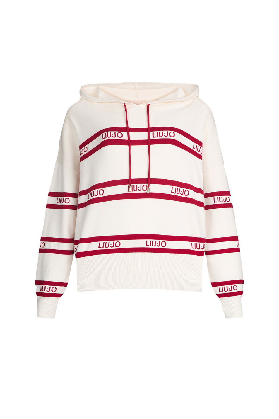 Женский Liu Jo Худи из смесовой вискозы с логотипом (цвет ), артикул TF5216MS63L | Фото 1