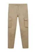 Мужской Mango Man Брюки MERCURIO с карманами на штанинах (цвет ), артикул 17044002 | Фото 1