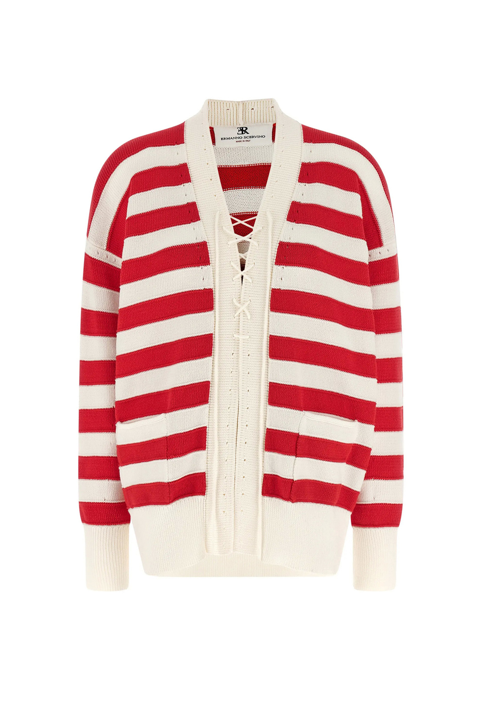 Женский ERMANNO SCERVINO Кардиган в полоску (цвет ), артикул D485N311IFD | Фото 1