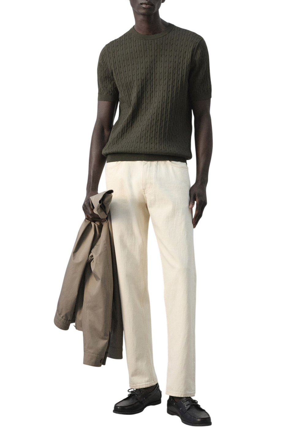 Мужской Mango Man Джемпер MUGA с короткими рукавами (цвет ), артикул 27075939 | Фото 2